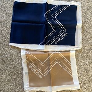 Vintage Elizabeth Arden (2) Scarves  60”X 11”
